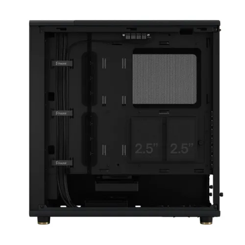Case Fractal Design North Charcoal Black FD-C-NOR1C-01 – Mid Tower | Mặt Trước Gỗ Óc Chó | Airflow Tối Ưu